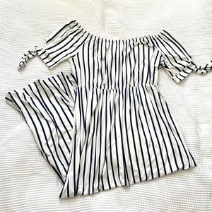 Vibe Sportswear blue/white stripe Maxi Dress size 2X